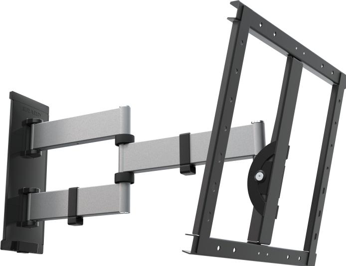 Produktbild Erard Wandhalterung 40 - 80", schwarz, Aluminium (Wand, 35 kg, 40" - 80")