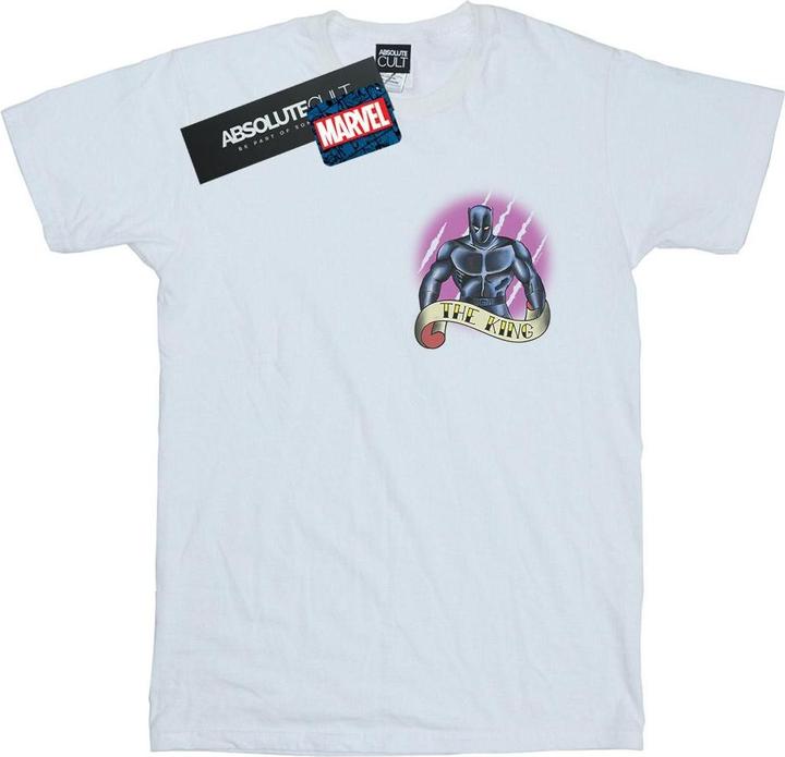 Black Panther Tattoo Breast Print TShirt (XXL)