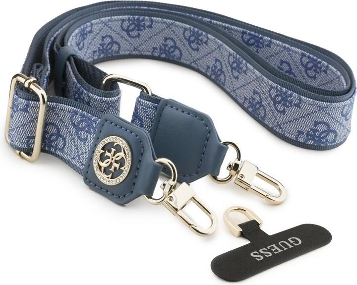 Produktbild Guess Universal lanyard CBDY 4G Tether Patch Strass Metal Logo blue
