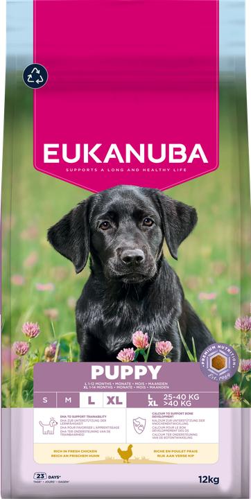Produktbild Eukanuba Growing Puppy Large Breed Huhn (Junior, 1 Stk., 12000 g)