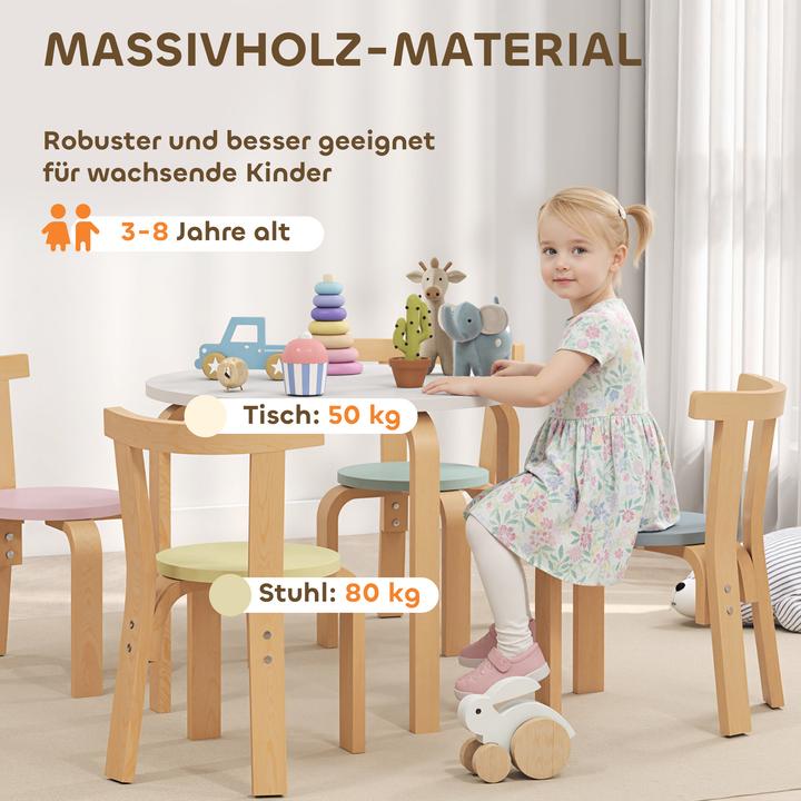 Image du produit Aiyaplay Kindersitzgruppe Pappelholz, Birkenfurnier Mehrfarbig (Groupe de sièges pour enfants)