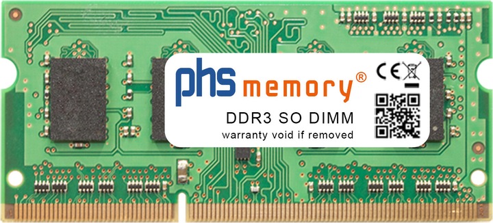 Actual product image PHS-memory 4GB RAM memory for National Instruments PXI-8820 DDR3 SO DIMM 1600MHz PC3L-12800S (National Instruments PXI-8820, 1 x 4GB)
