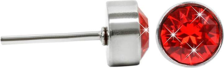Immagine prodotto Levien Playful Steel Stud Earrings with Light Siam Chaton