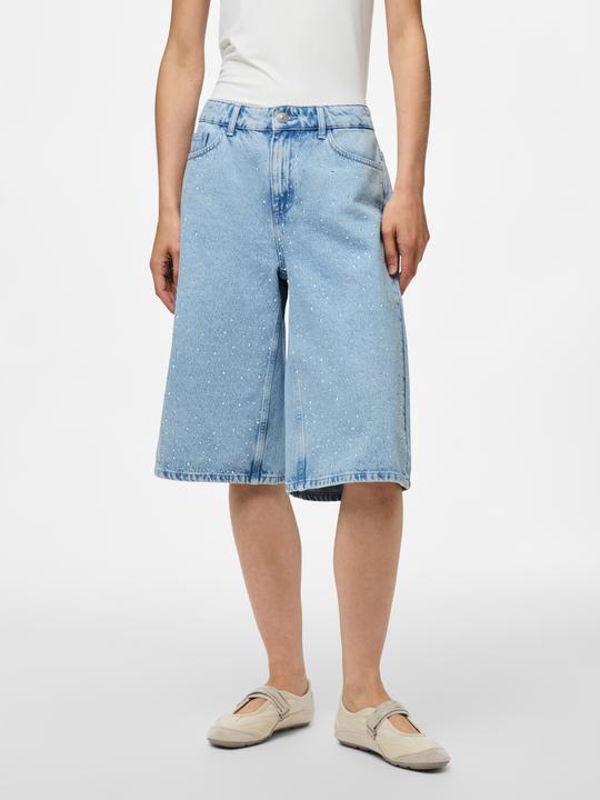 Actual product image Pieces PCNOEL MW STRASS LONG Jeansshorts (L)