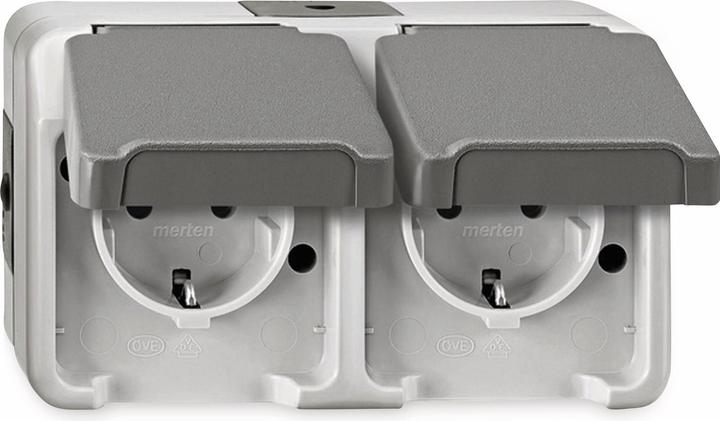 Produktbild Merten SCHUKO-Doppel-Steckdose
