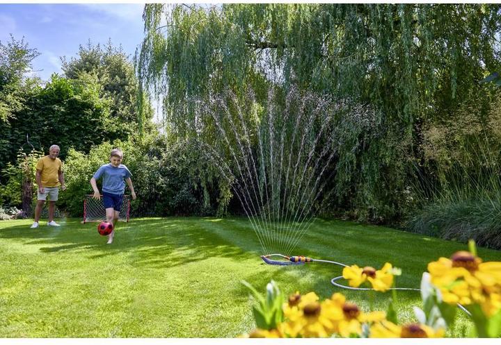 Actual product image Hozelock Rectangular sprinkler AquaSave PRO 220 m² Plug-in coupling Plastic, metal (Square sprinkler)