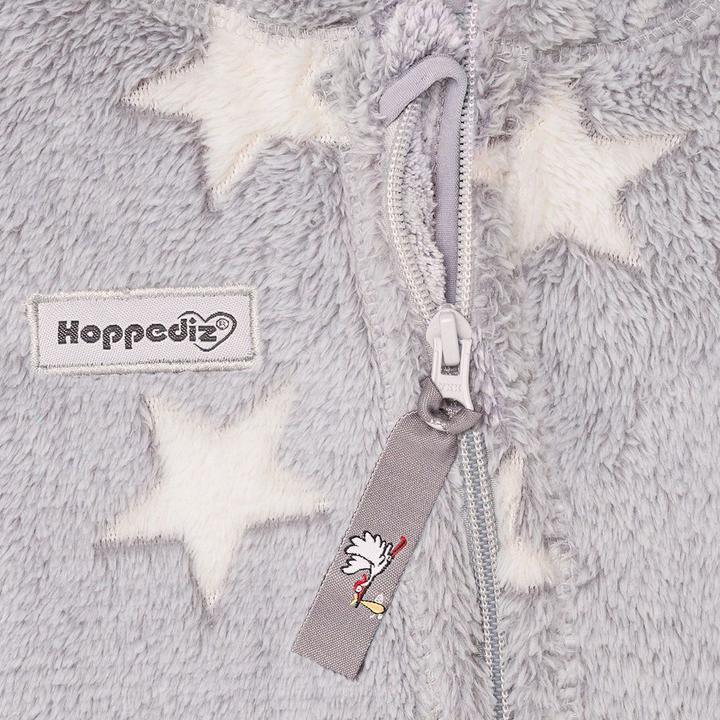 Produktbild Hoppediz Fleece Overall grau-creme (92, 98)