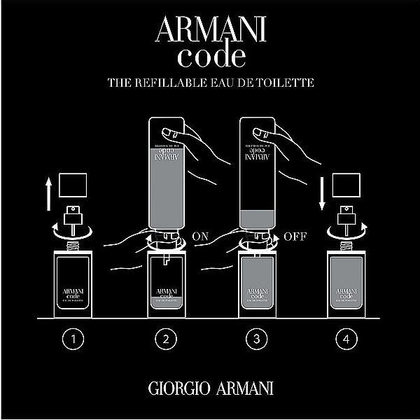 Produktbild Giorgio Armani Code Eau de Toilette Refill (Eau de Toilette, 150 ml)
