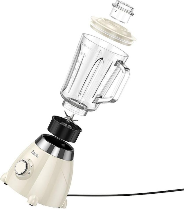 Produktbild Hoco Other electric retro juicer blender 1,5L HE33 milky white (500 W)