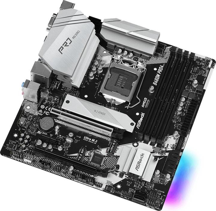Produktbild AsRock B460M Pro4 (LGA 1200, Intel B460, mATX)