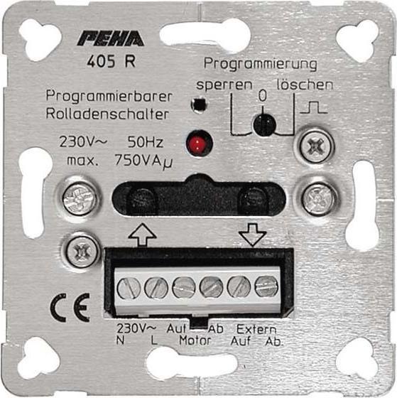Actual product image Peha Roller shutter switch
