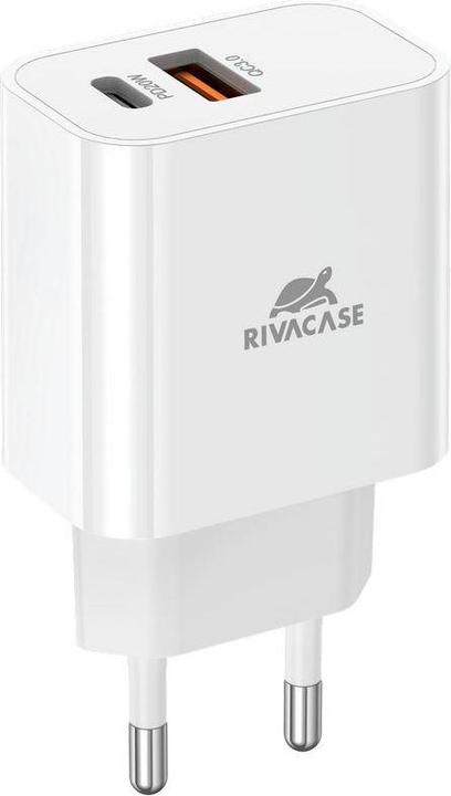 Rivacase CARICATORE MOBILE DA PARETE/BIANCO PS4102 W00 (20 W, 2 porte)