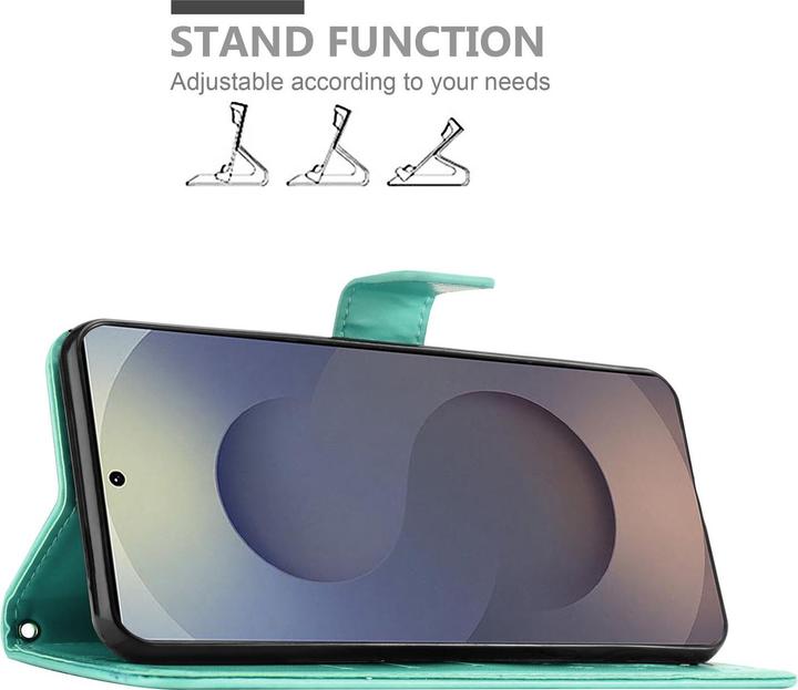 Produktbild Cadorabo Hülle für Samsung Galaxy S25 Ultra mit Blumen Muster (Samsung Galaxy S25 Ultra)