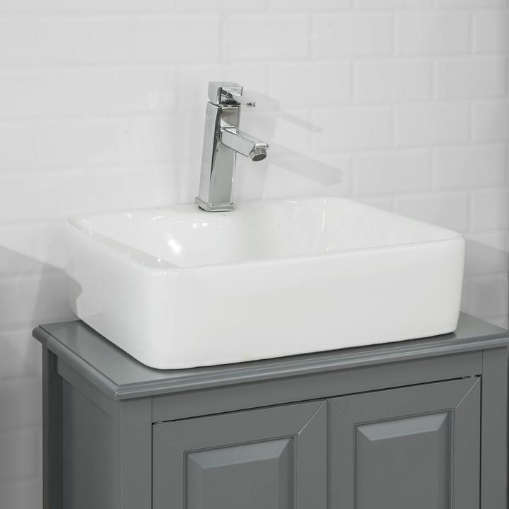 Actual product image SoBuy Vanity unit dark grey (60 x 30 x 62 cm)