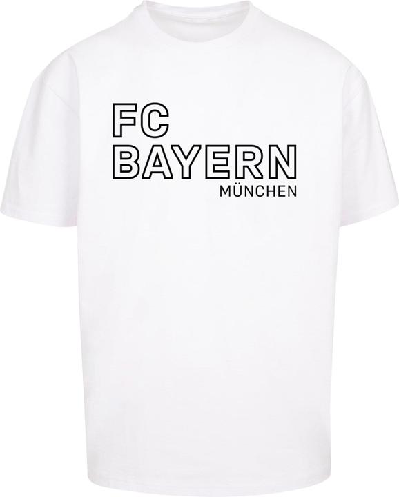 Produktbild FC Bayern München Logo Vertical Heavy Oversized Tee - 115359 (XXL)