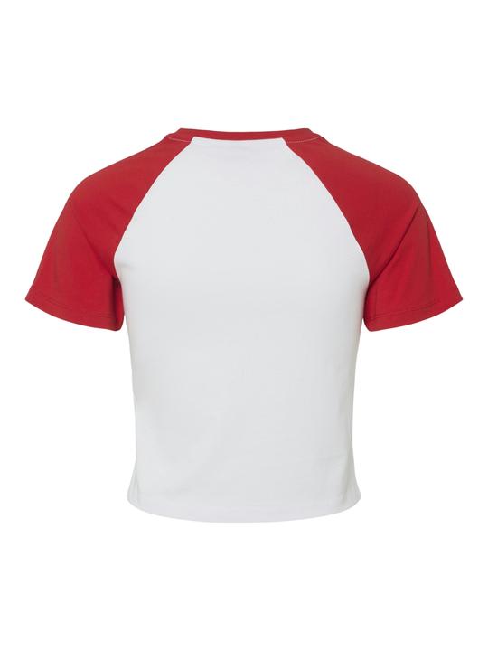 Produktbild Pieces PCJANNIE KONTRAST Crop-T-Shirt (S)