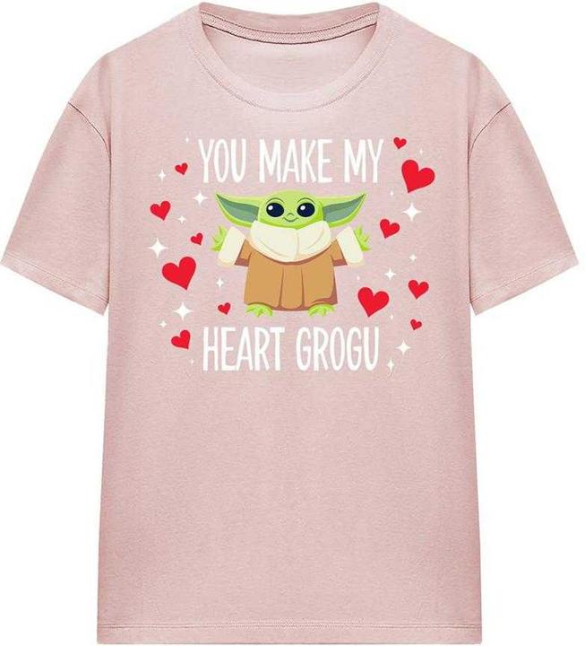 Immagine prodotto Star Wars You Make My Heart Maglietta Grogu Donna (L)