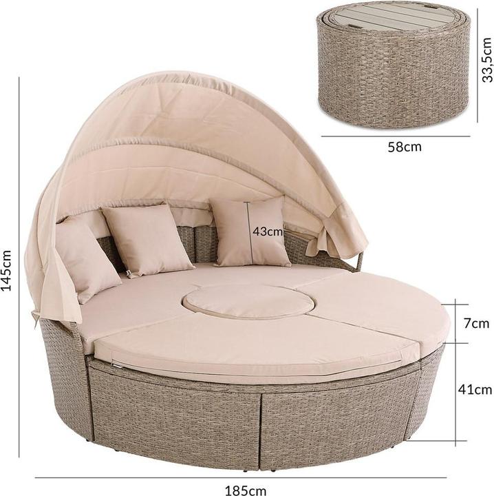 Immagine prodotto Casaria Isola solare in polyrattan