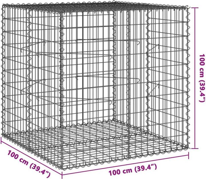 Produktbild vidaXL Gabionenkorb
