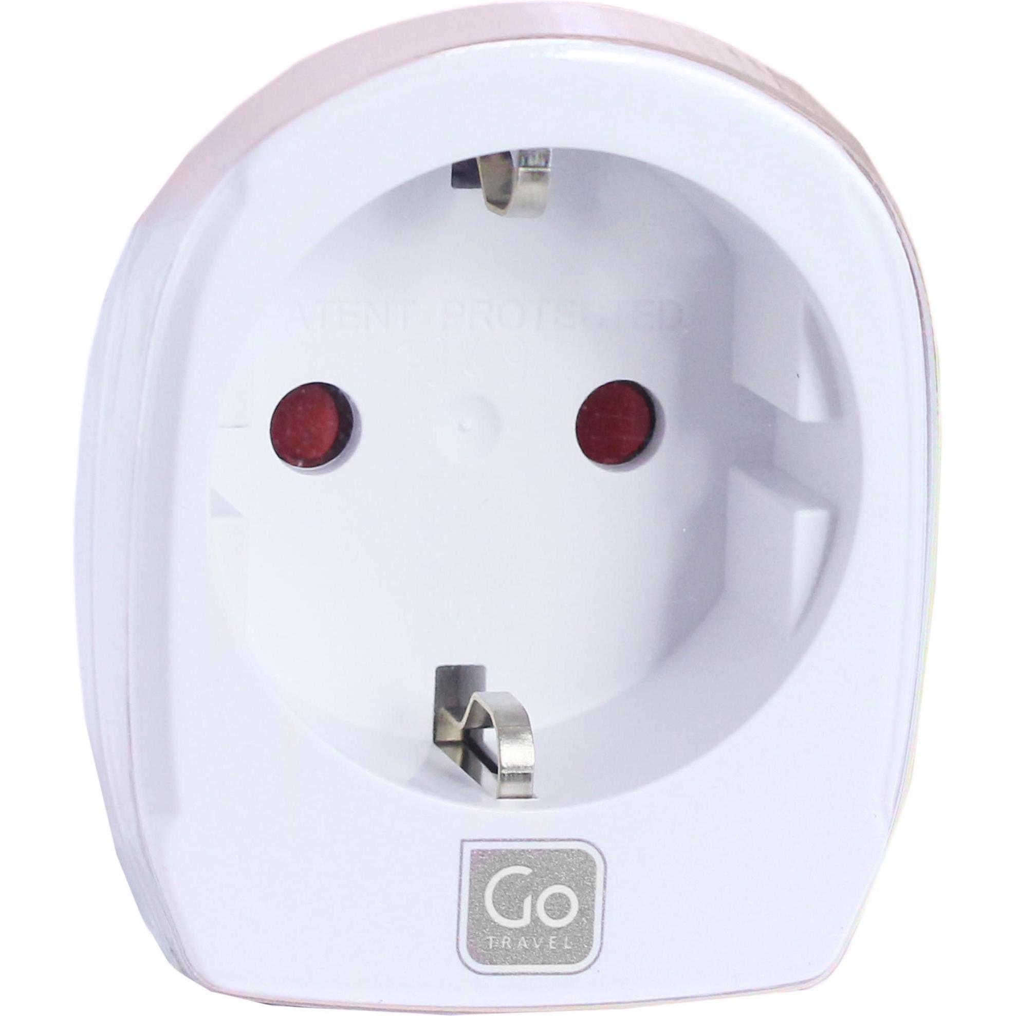 Go Travel, Reiseadapter, Elektro + Elektronikgeräte Reiseadapter Schweiz-Europa