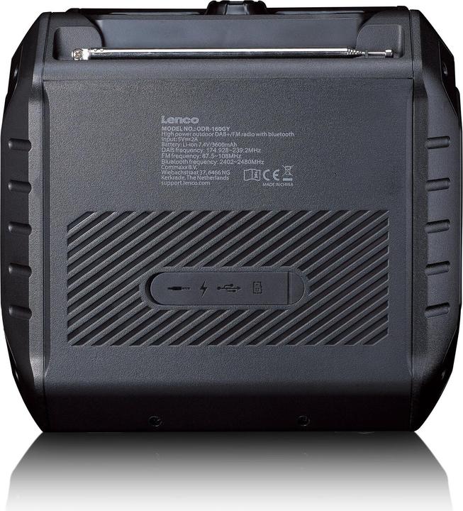 Actual product image Lenco ODR-160GY (FM, DAB+, PLL, Bluetooth)