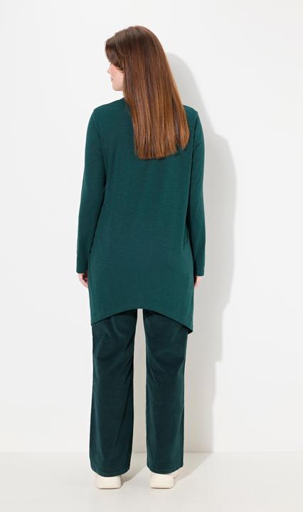 Produktbild Ulla Popken Longshirt, Blätter, V-Ausschnitt, Langarm (46, 48)