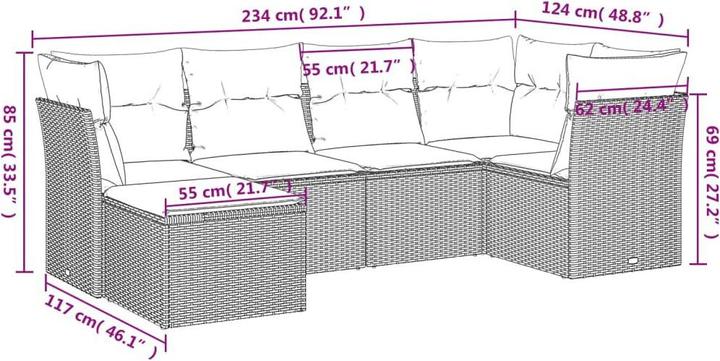 Produktbild vidaXL Leslie