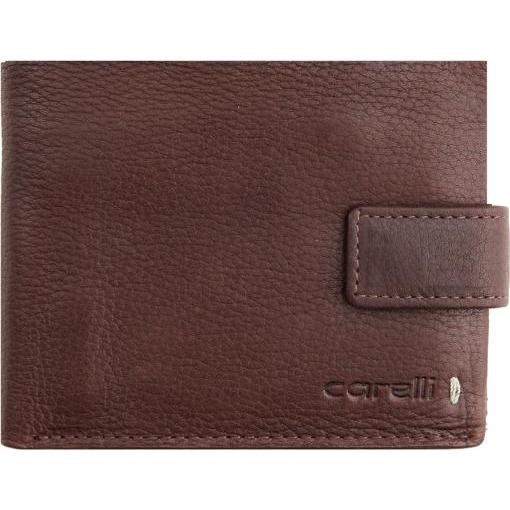 Giorgio Carelli, Herren, Portemonnaie, Herren Geldbörse, RV-Fach u. Lasche, RFID, Braun