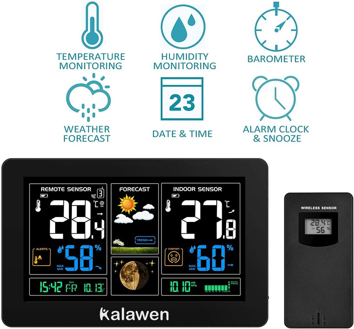 Actual product image Kalawen Weather station