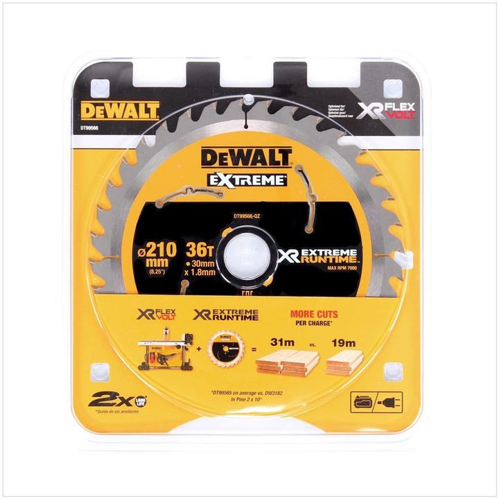 Produktbild DeWalt Xtreme Runtime 210mm x 30mm 36T CSB