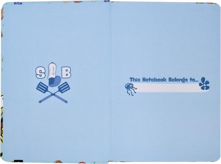 Actual product image Blue Sky Bob l'éponge - Carnet A5 (A5, Lined, Hardcover)