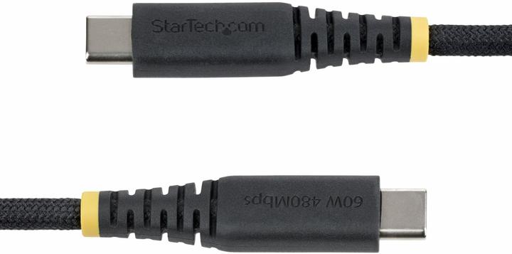Image du produit StarTech .com USB2CC3MNCBR, 3 m, USB C, USB C, USB 2.0, 0,48 Gbit/s, Noir (3 m, USB 2.0, 60 W)