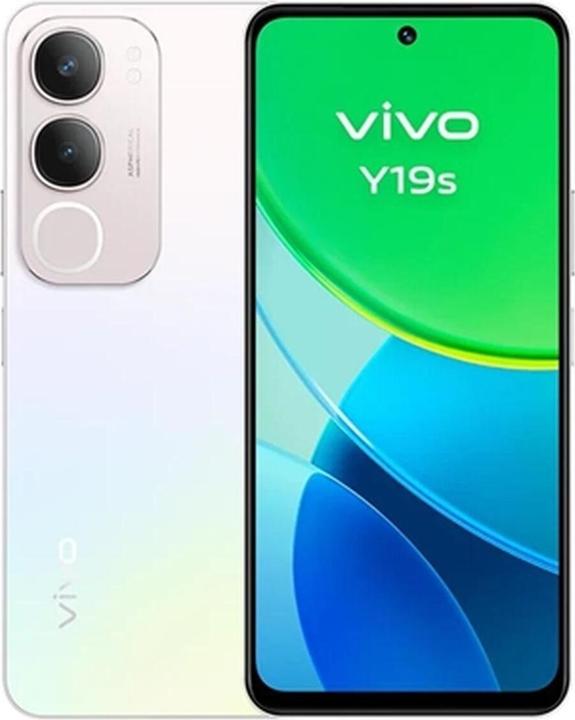 Actual product image Vivo Y19S, 8/256, 4G, sb (256 GB, Pearl Silver, 6.68", Dual SIM, 4G)