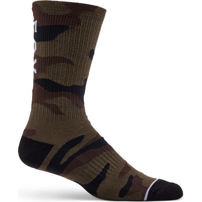 Fox, Herren, Sportsocken, Socks 24 Camo Crew Grn Cam (36 - 41), Grün
