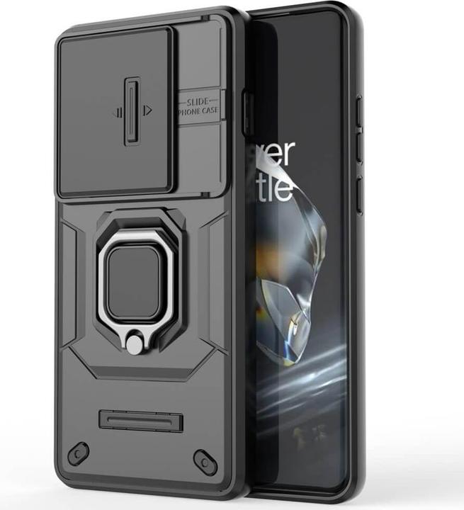 Cover-Discount OnePlus 12 - Armor Case mit Kickstand schwarz (OnePlus 12)
