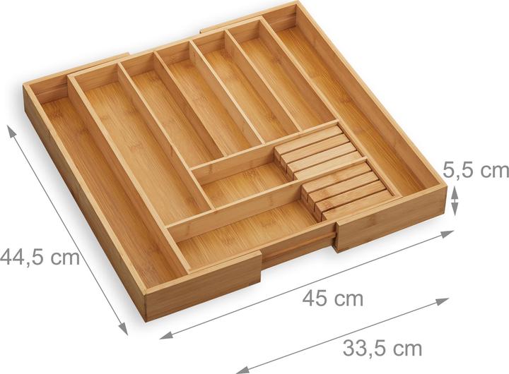 Image du produit Relaxdays Besteckkasten