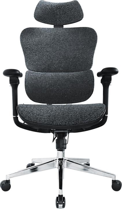 Actual product image equip Ergonomischer Bürostuhl mit Kopf und Armstützen bl-sw (44 - 54 cm)