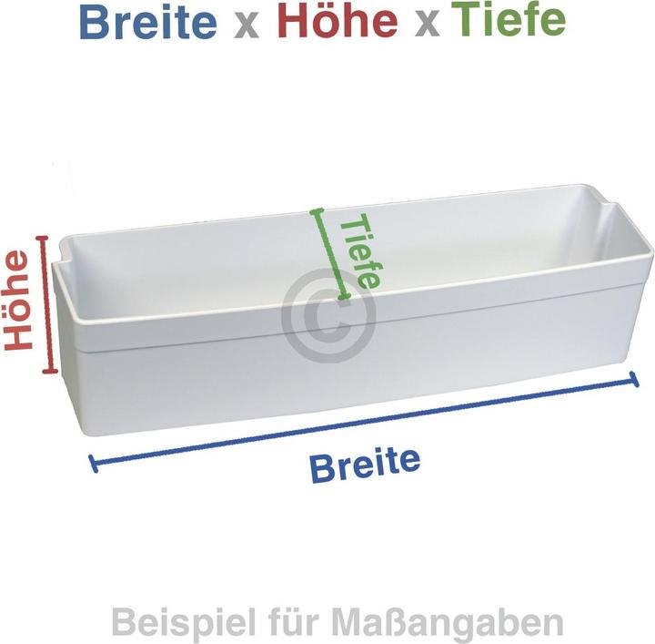 AEG Abstellfach 209250305/7 Flaschenabsteller 440x80x107mm für Kühlschranktüre