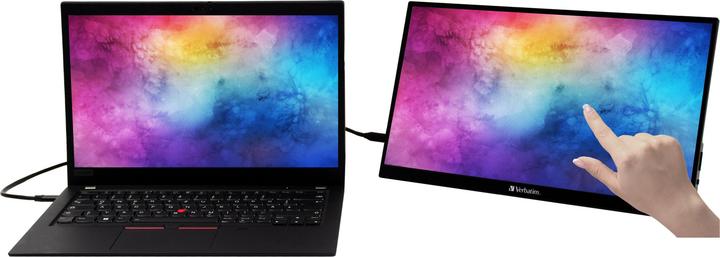 Image du produit Verbatim PMT-15 Moniteur portable à écran tactile 15.6" Full HD 1080p Metal Housing (1920 x 1080 pixels, 15.60")