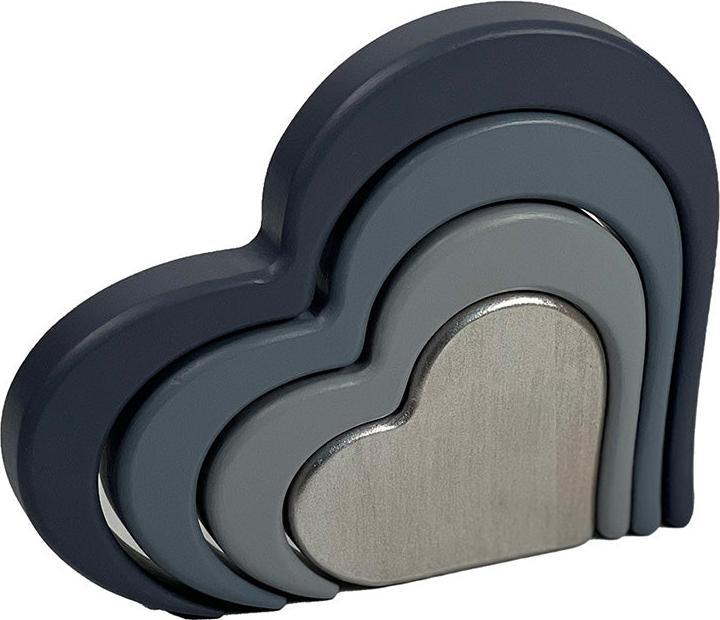 Immagine prodotto AVWoodSy Cuori di legno con incisione a quattro strati di polvere di luna