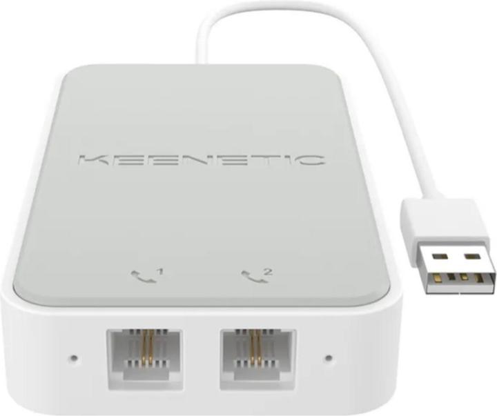 Produktbild Keenetic Linear Zwei-Port-USB-Adapter für Analogtelefone (USB, RJ11 (2x))