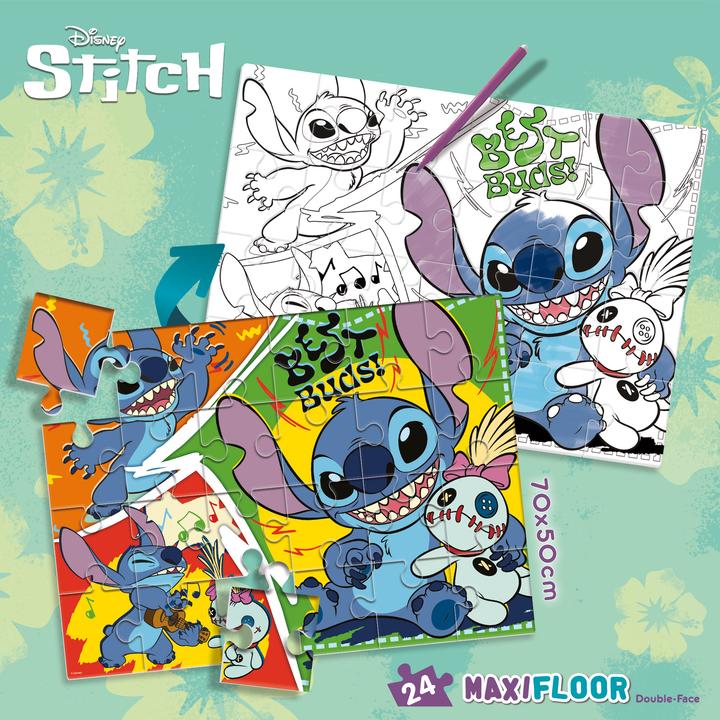 Actual product image Lisciani Maxifloor 24-Stich-Puzzle (24 pieces)