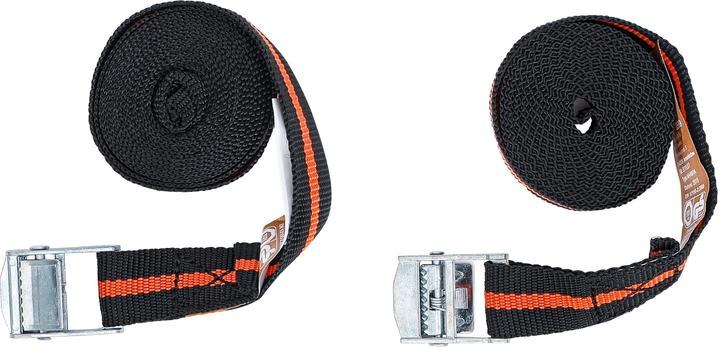 Produktbild BGS Spannband-Satz mit Schnellverschluss 2,5 m x 25 mm 2-tlg.