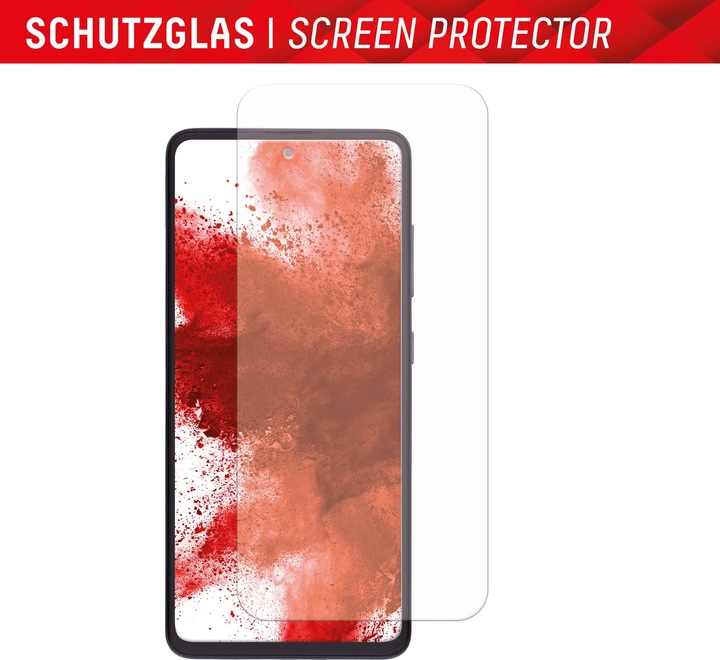 Actual product image Displex Real Glass, 2D Panzerglas + Handyhülle (1 Piece, Samsung Galaxy S23 FE)