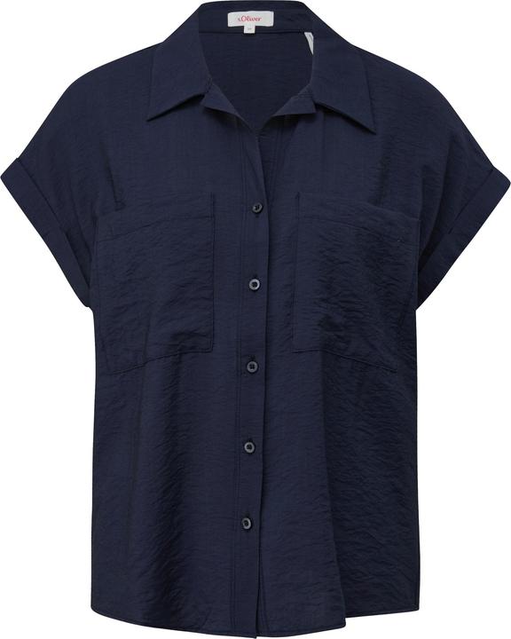 Immagine prodotto s.Oliver Bluse Viskose-Bluse im Relaxed Fit mit Hemdkragen (36)
