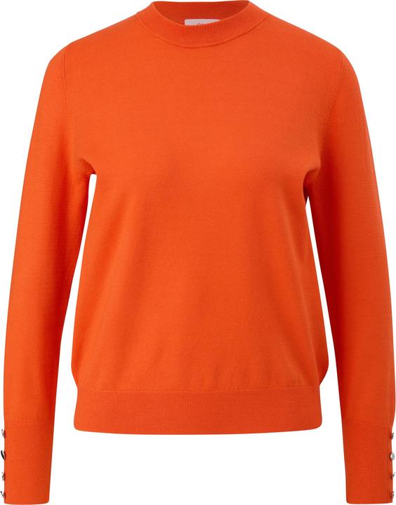 Image du produit S.Oliver Strickpullover Feinstrickpullover mit Zierknöpfen (46)