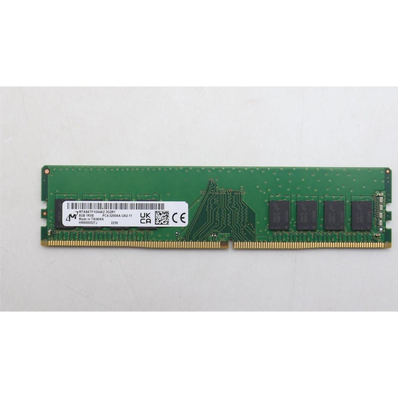 Lenovo MEMORY UDIMM,8GB, DDR4,3200 (1 x 8GB, 3200 MHz, DDR4-RAM, U-DIMM), RAM