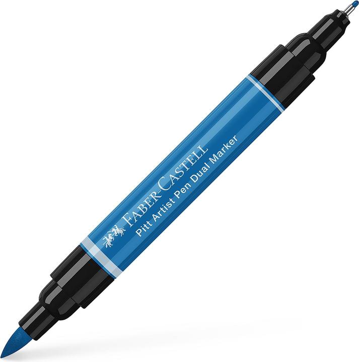 Faber-Castell Tuschestift Pitt Artist Pen Dual Phthaloblau (Phthaloblau, 1 x)