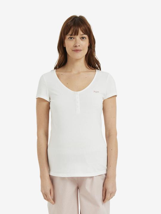 Produktbild Vertbaudet Schlafanzug für Schwangerschaft und Stillzeit, Henleyshirt & Streifenhose (36)