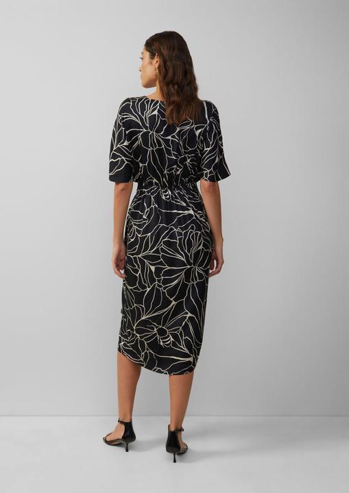 Image du produit S.Oliver Kleid Satinkleid in Wickeloptik mit V-Ausschnitt (36)